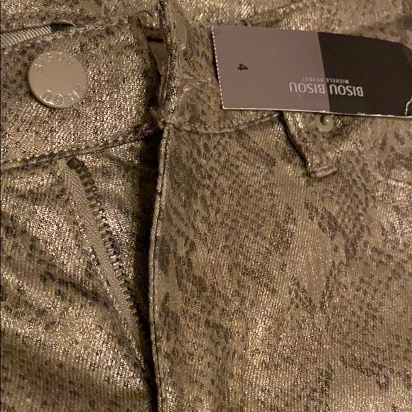 NWT Bisou Bisou Snake-print Jean/pant, Sz 4! - Picture 5 of 5